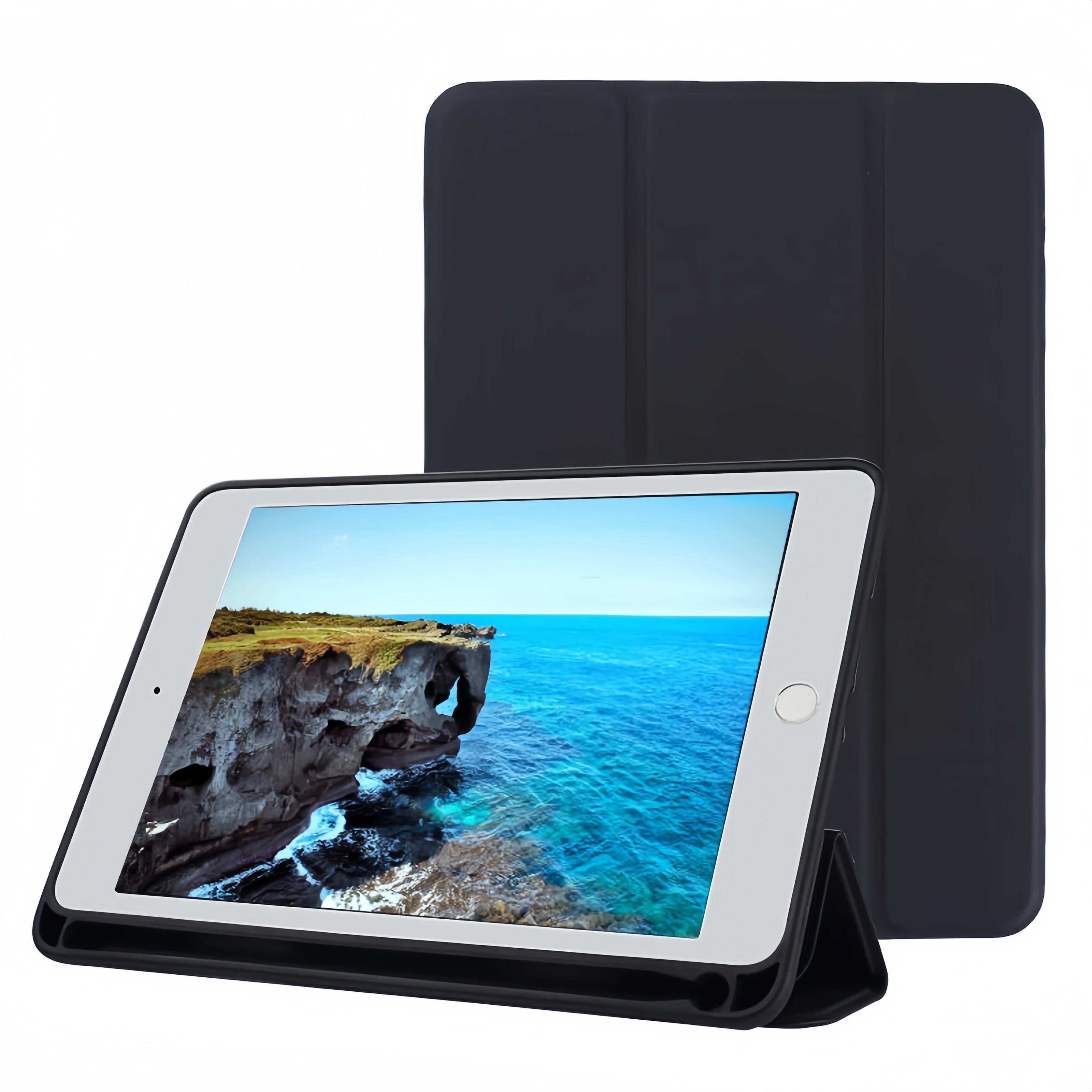 (1/100x Pack) Apple iPad Pro Gen 7 11, 13 Inch Silicon Protective Tri Fold Sleeve For iPad
