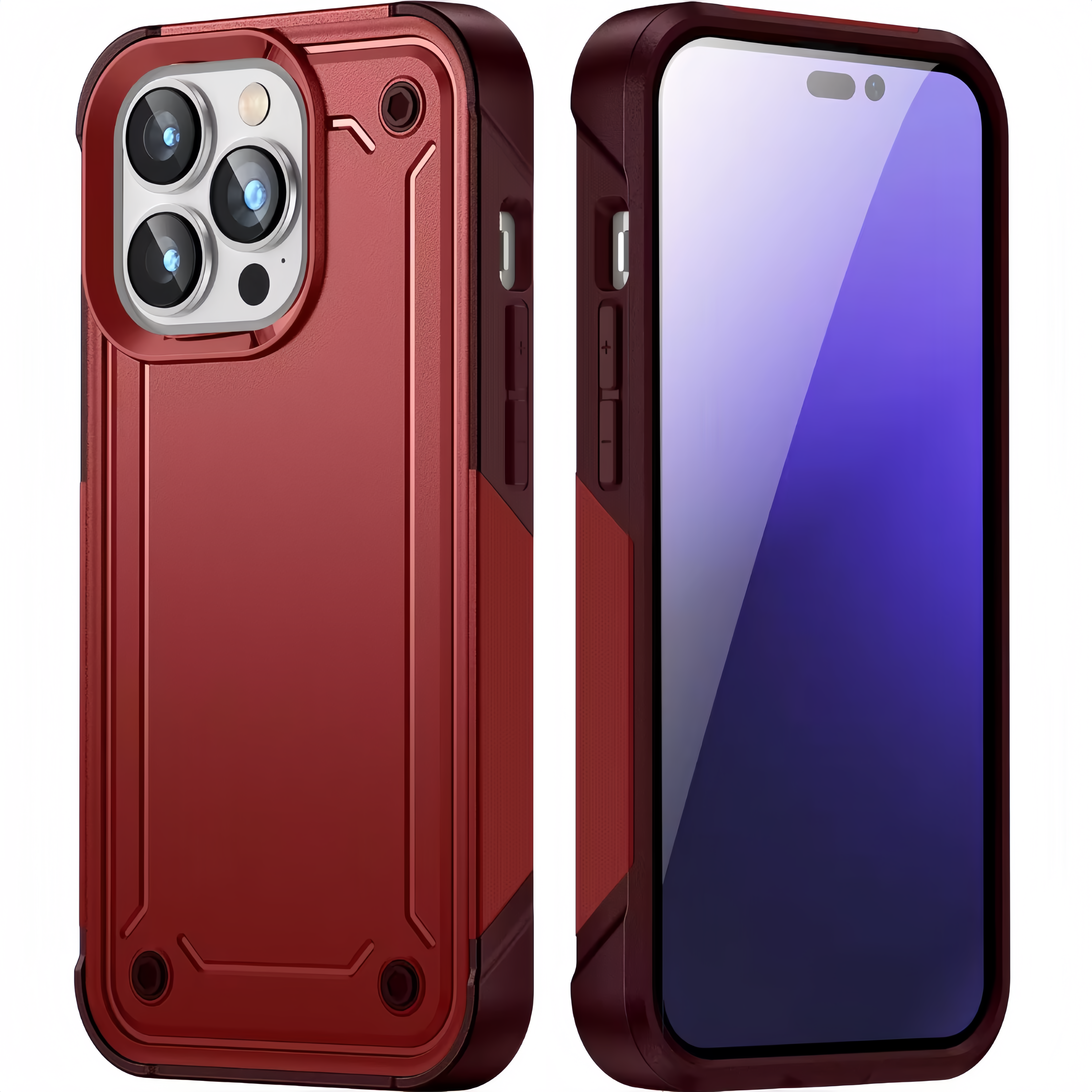 (1/100x) 16 Series Premium Heavy Duty Hybrid iPhone Case