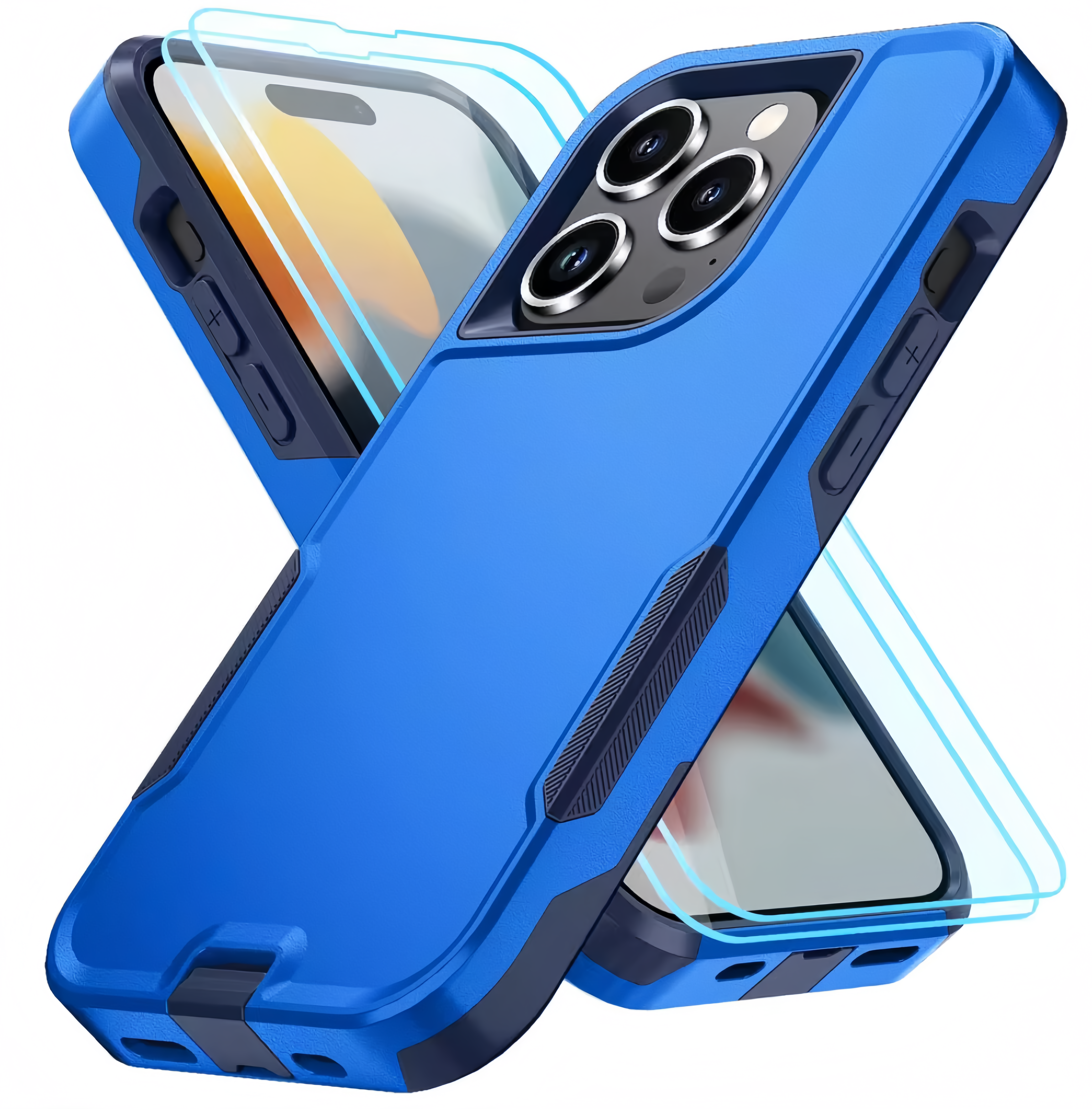 (1/100x Pack) 16 Series Shockproof Heavy Duty Magsafe iPhone Case