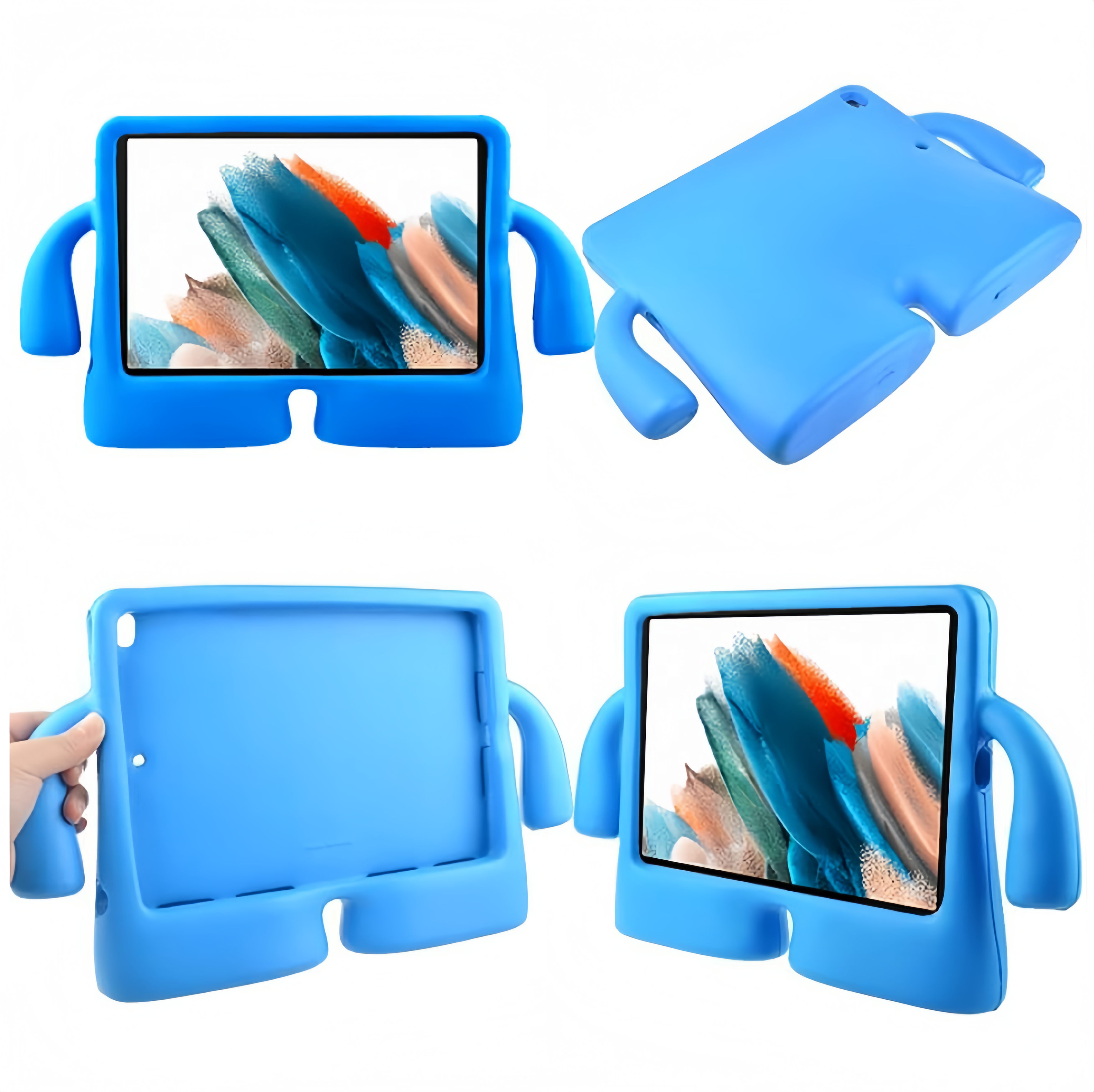 (1/100x Pack) Apple iPad Mini Gen 6, 7 8.3 Inch Soft Protective Shockproof Stand Heavy Duty Cover For Children