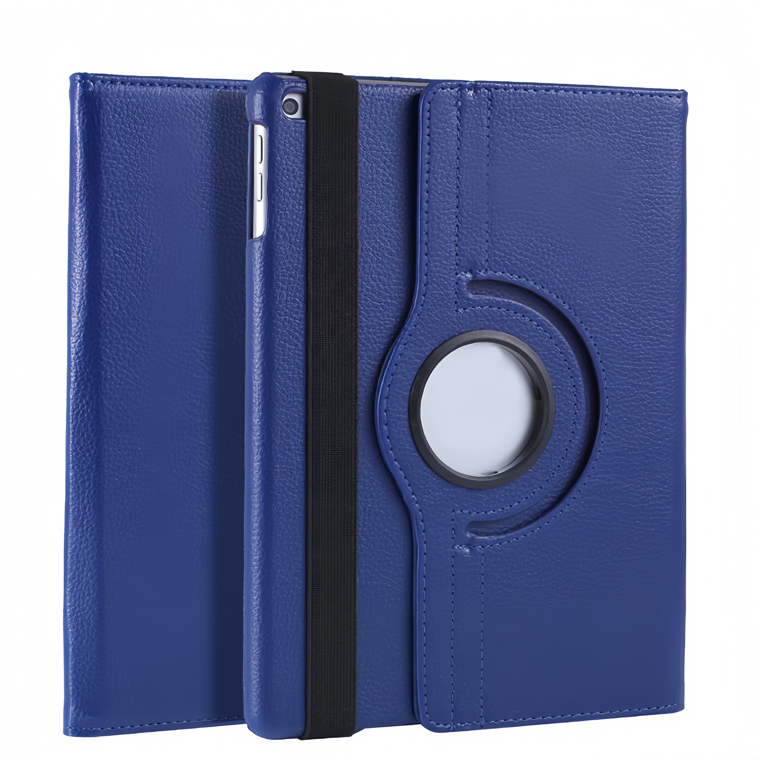 (1/100x Pack) Apple iPad Air Gen 5 10.9 360 Degree Rotating Vegan Leather Protective Case For iPad