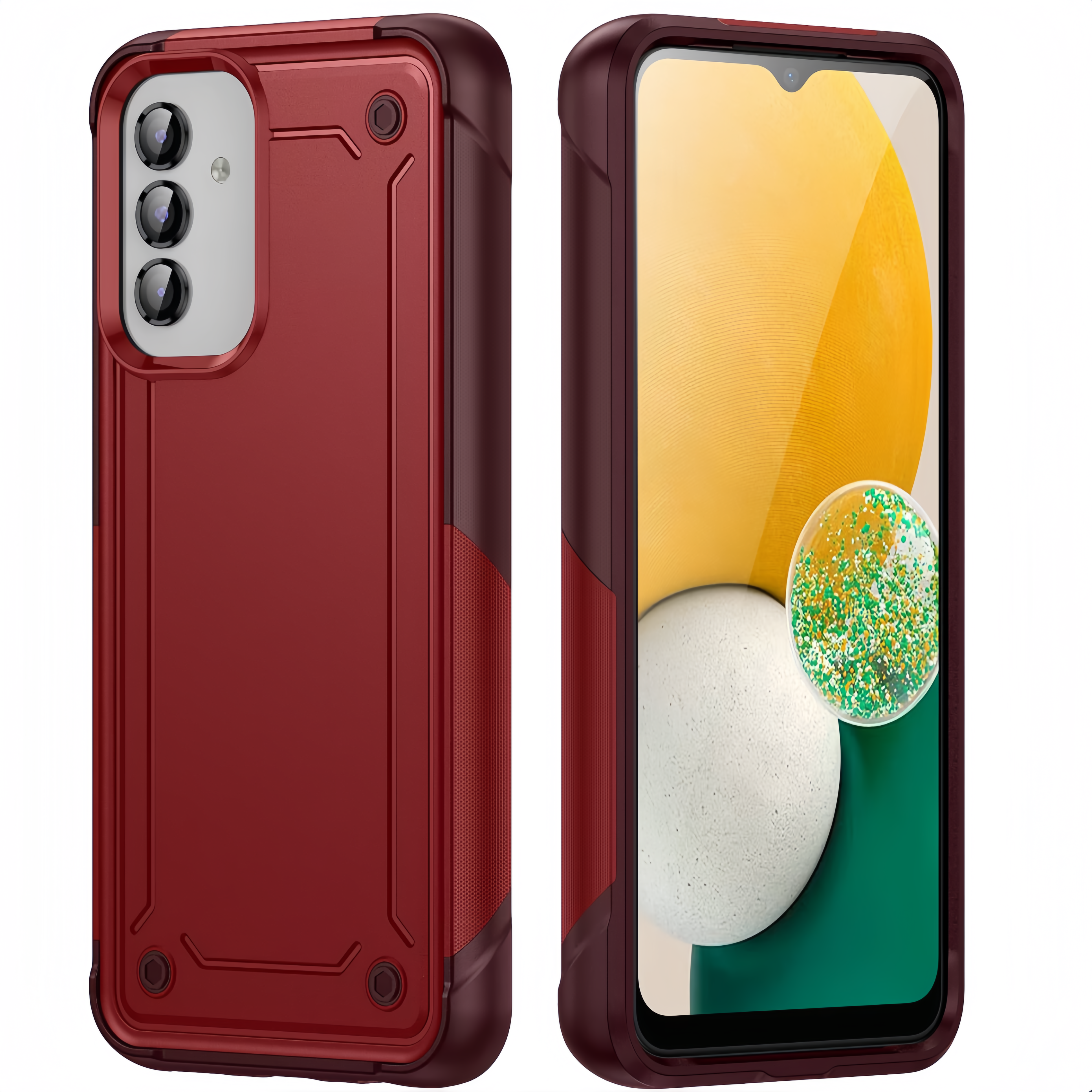 (1/100x Pack) S25 Series Premium Heavy Duty Samsung Case