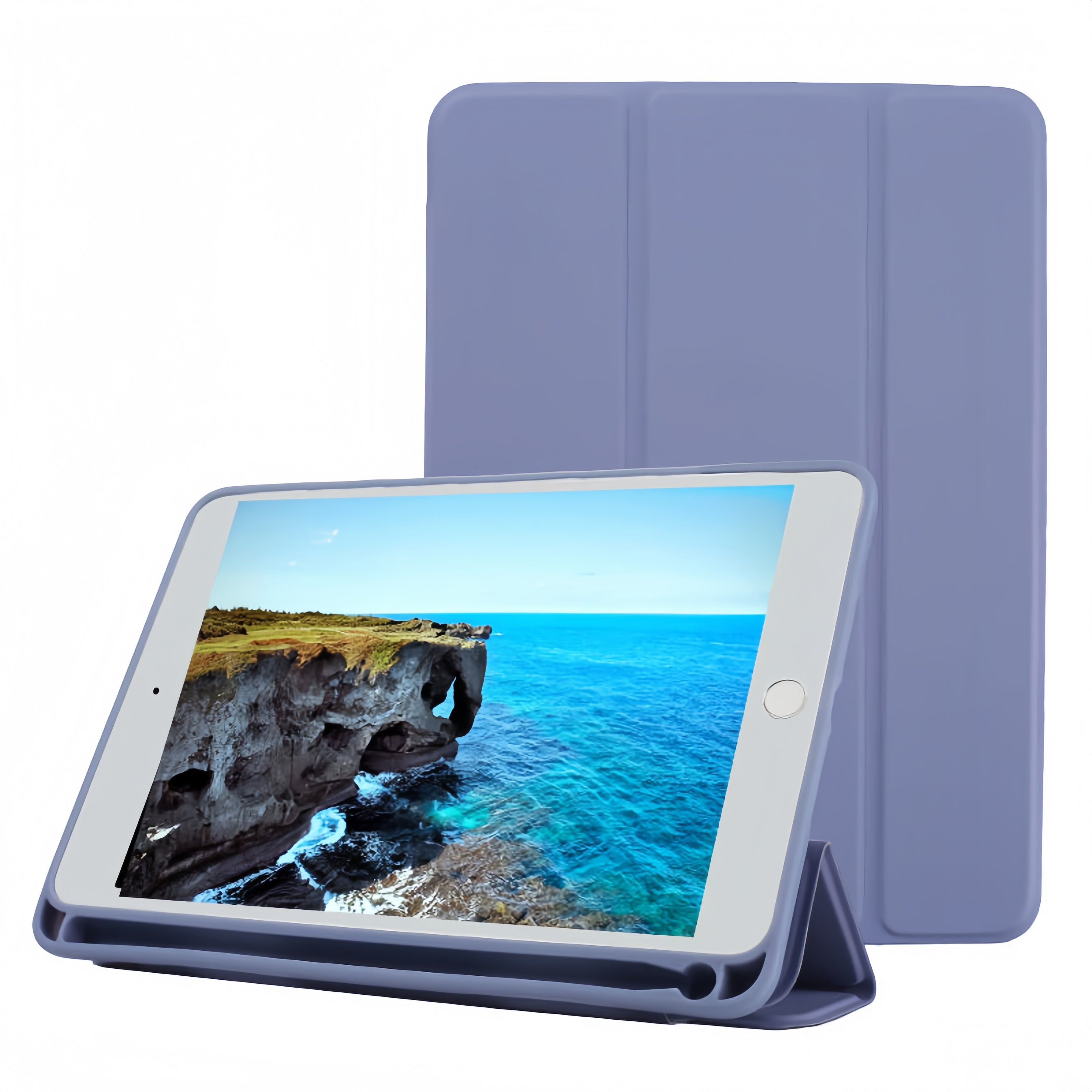 (1/100x Pack) Apple iPad Pro Gen 7 11, 13 Inch Silicon Protective Tri Fold Sleeve For iPad