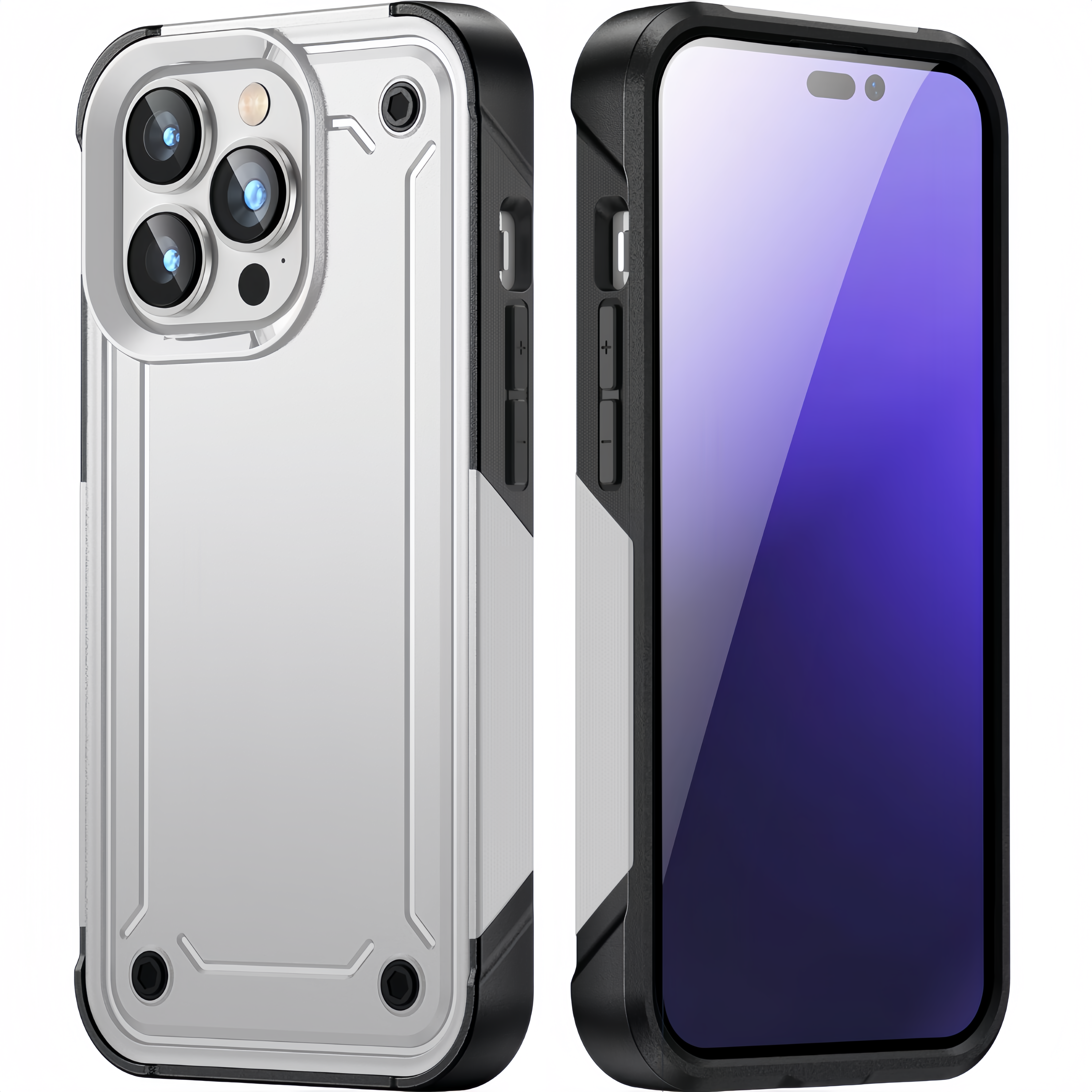 (1/100x) 16 Series Premium Heavy Duty Hybrid iPhone Case
