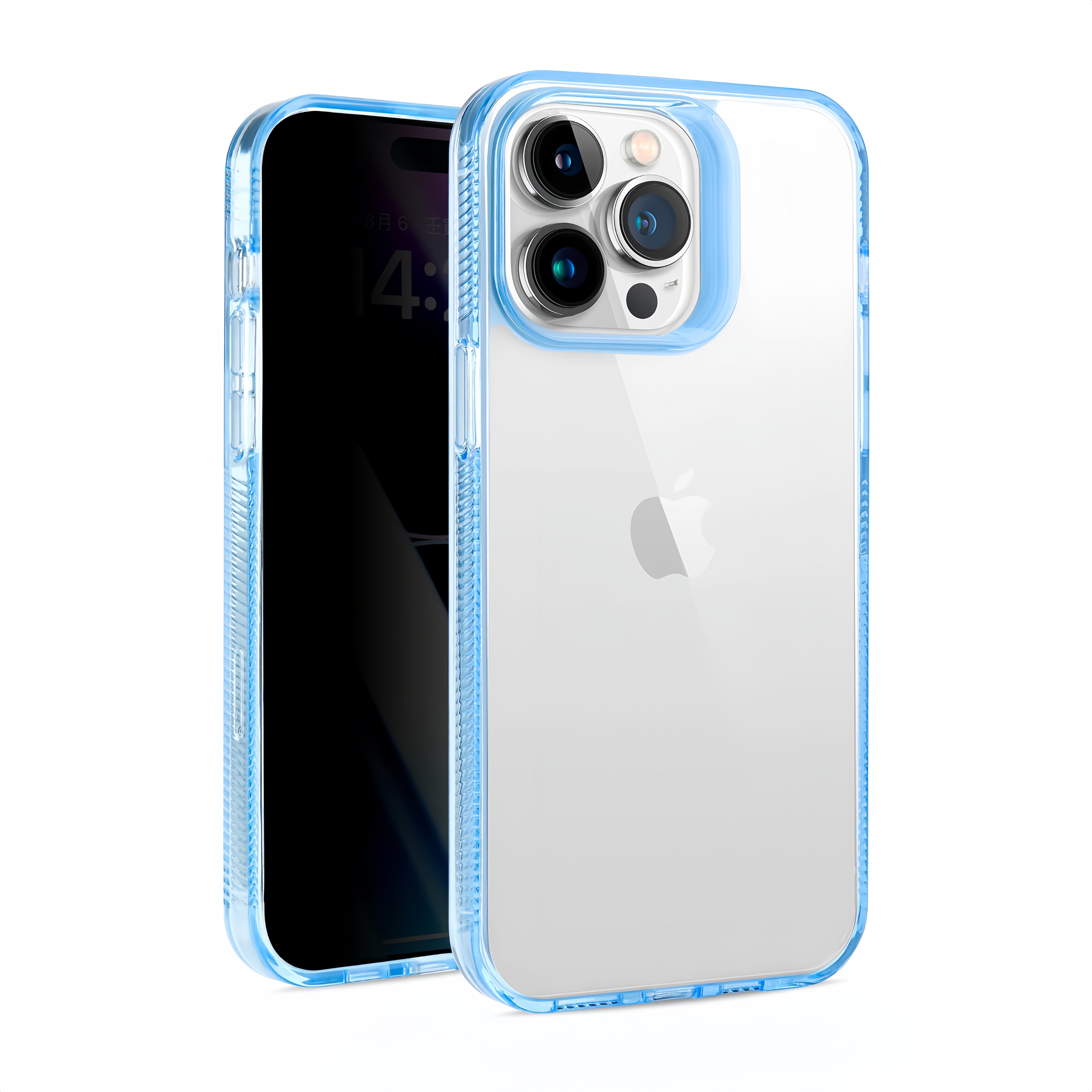 (1/100x Pack) 16 Series Transparent Magsafe Shockproof Coloured Bumper Case
