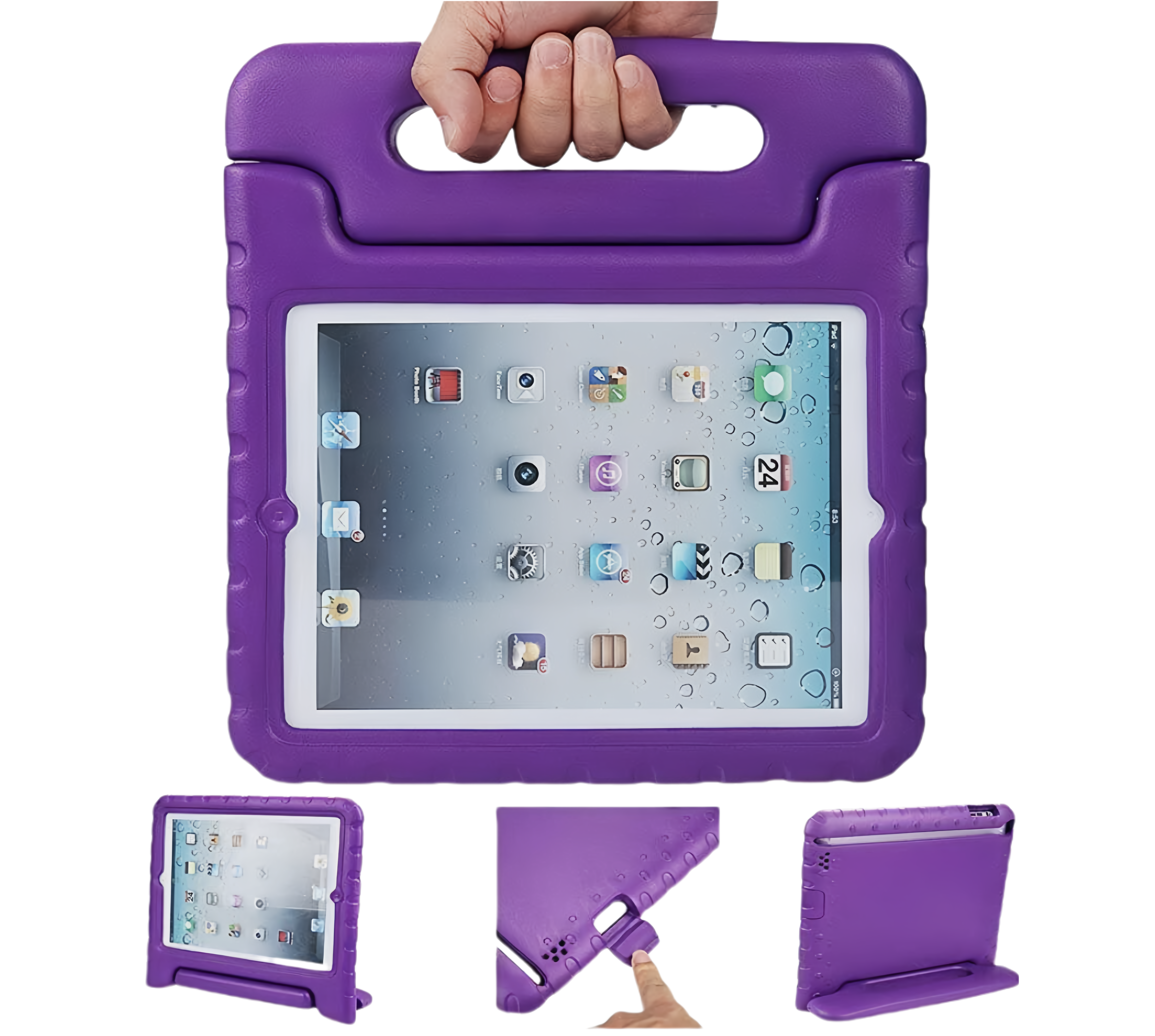 (1/100x Pack) Apple iPad Air Gen 5 10.9 Inch EVA Protective Shockproof Kids Case With Stand For Children