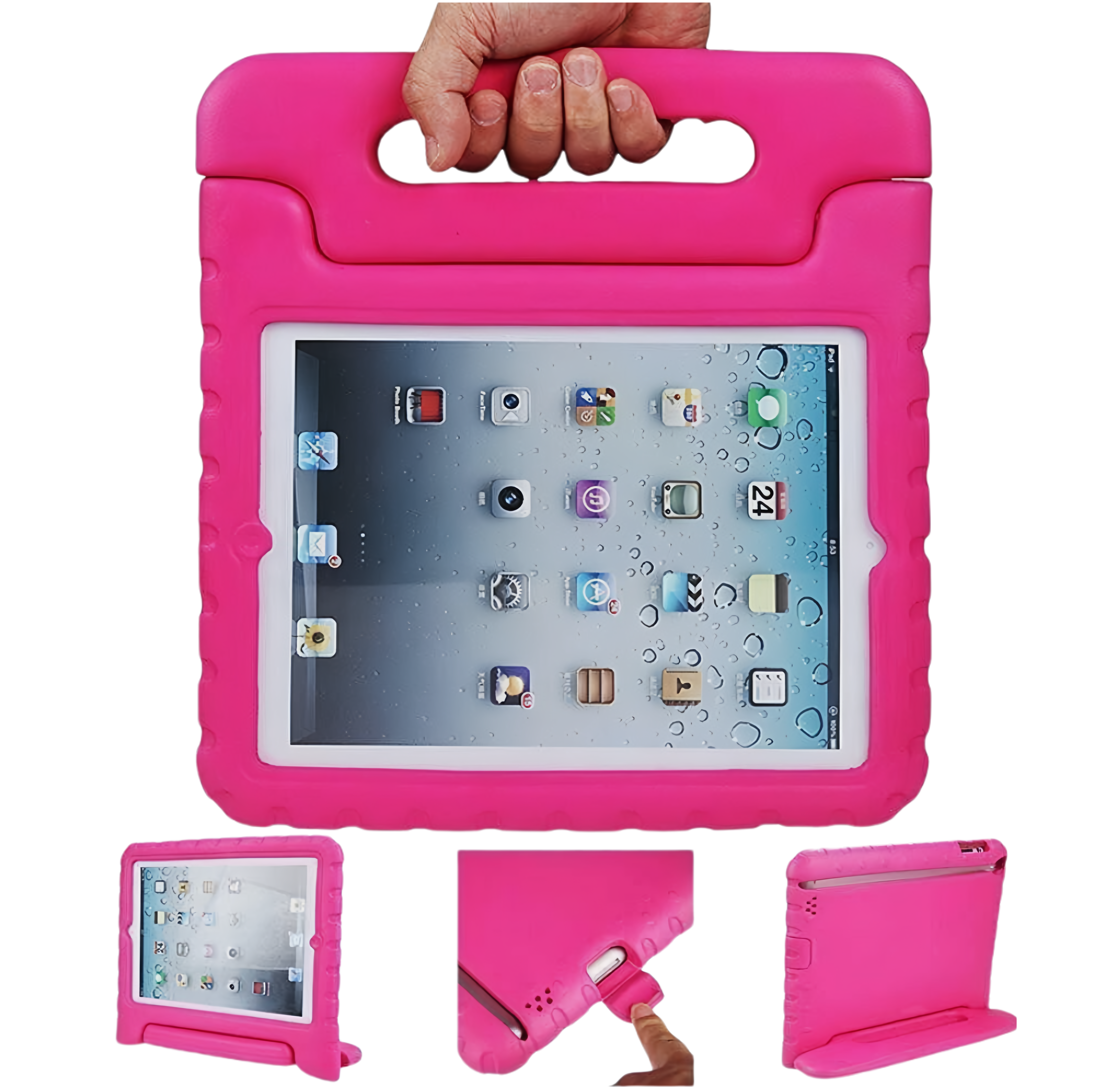 (1/100x Pack) Apple iPad Air Gen 5 10.9 Inch EVA Protective Shockproof Kids Case With Stand For Children