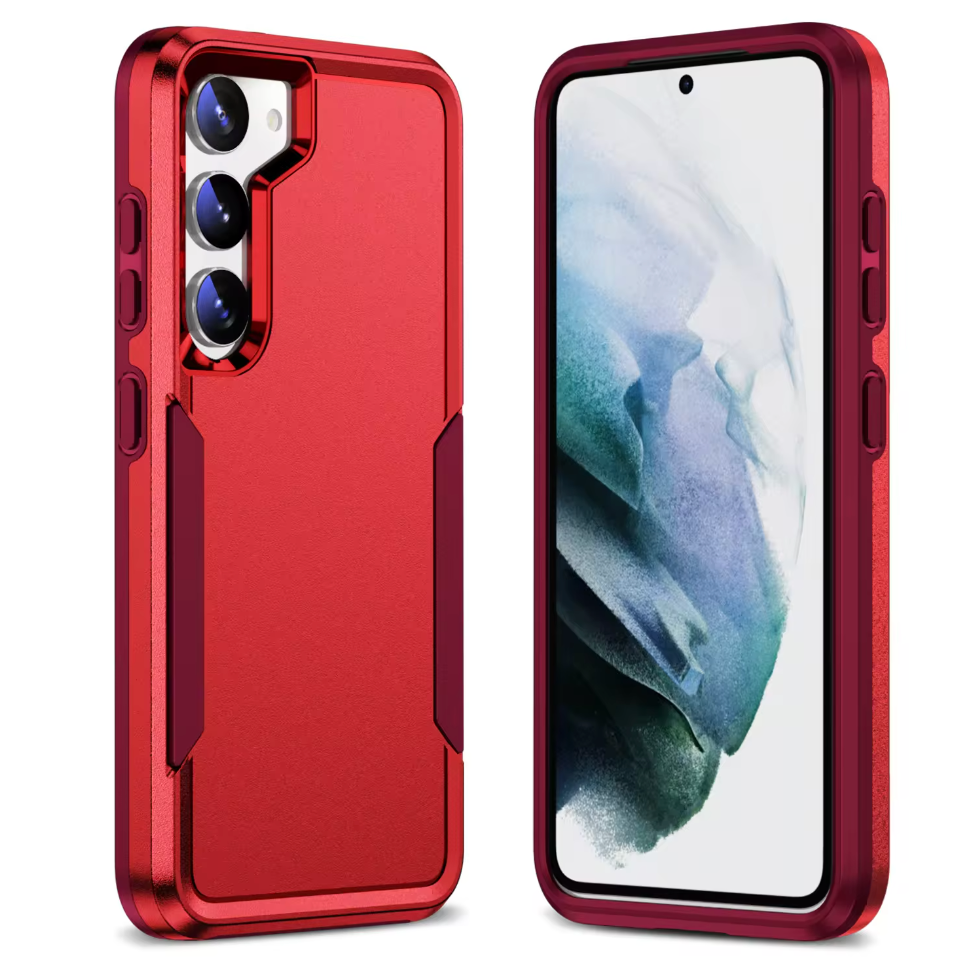 (1/100x Pack) S25 Series Heavy Duty Shock Proof Samsung Case