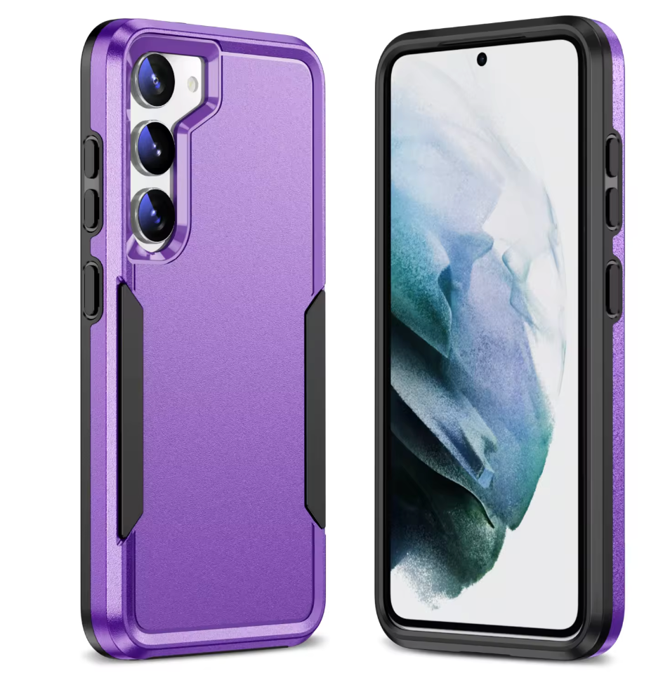 (1/100x Pack) S25 Series Heavy Duty Shock Proof Samsung Case