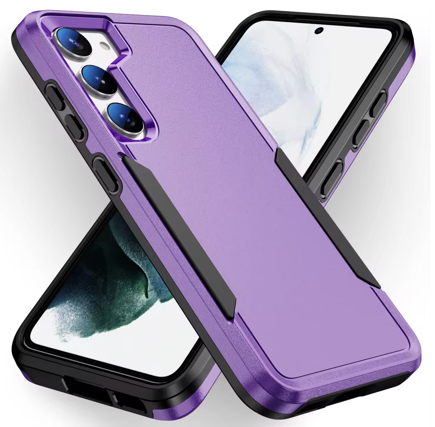 (1/100x Pack) S25 Series Heavy Duty Shock Proof Samsung Case