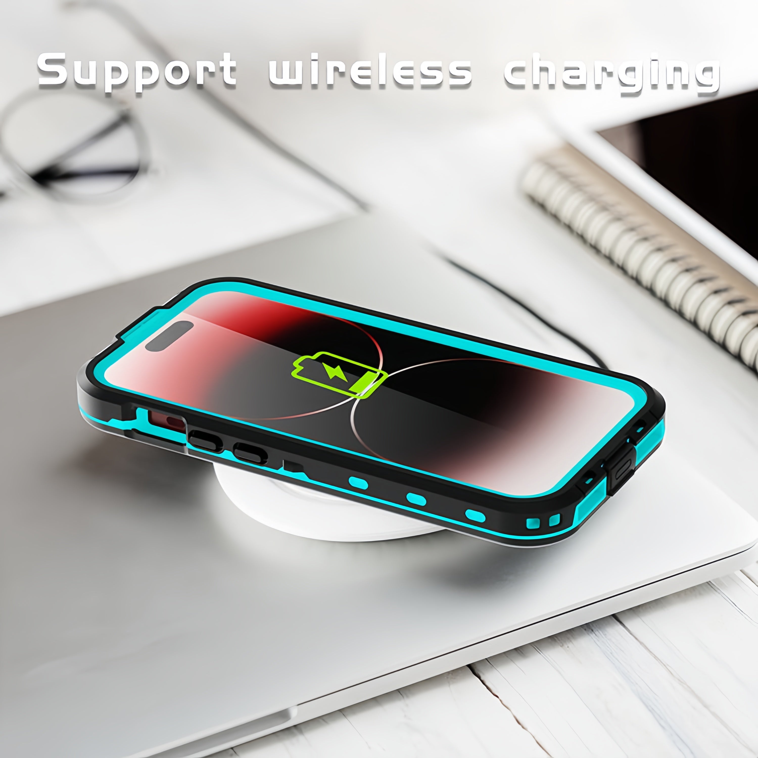 (1/100x Pack) 16 Series Shellbox Heavy Duty IP68 MagSafe Shock And Waterproof Phone Case