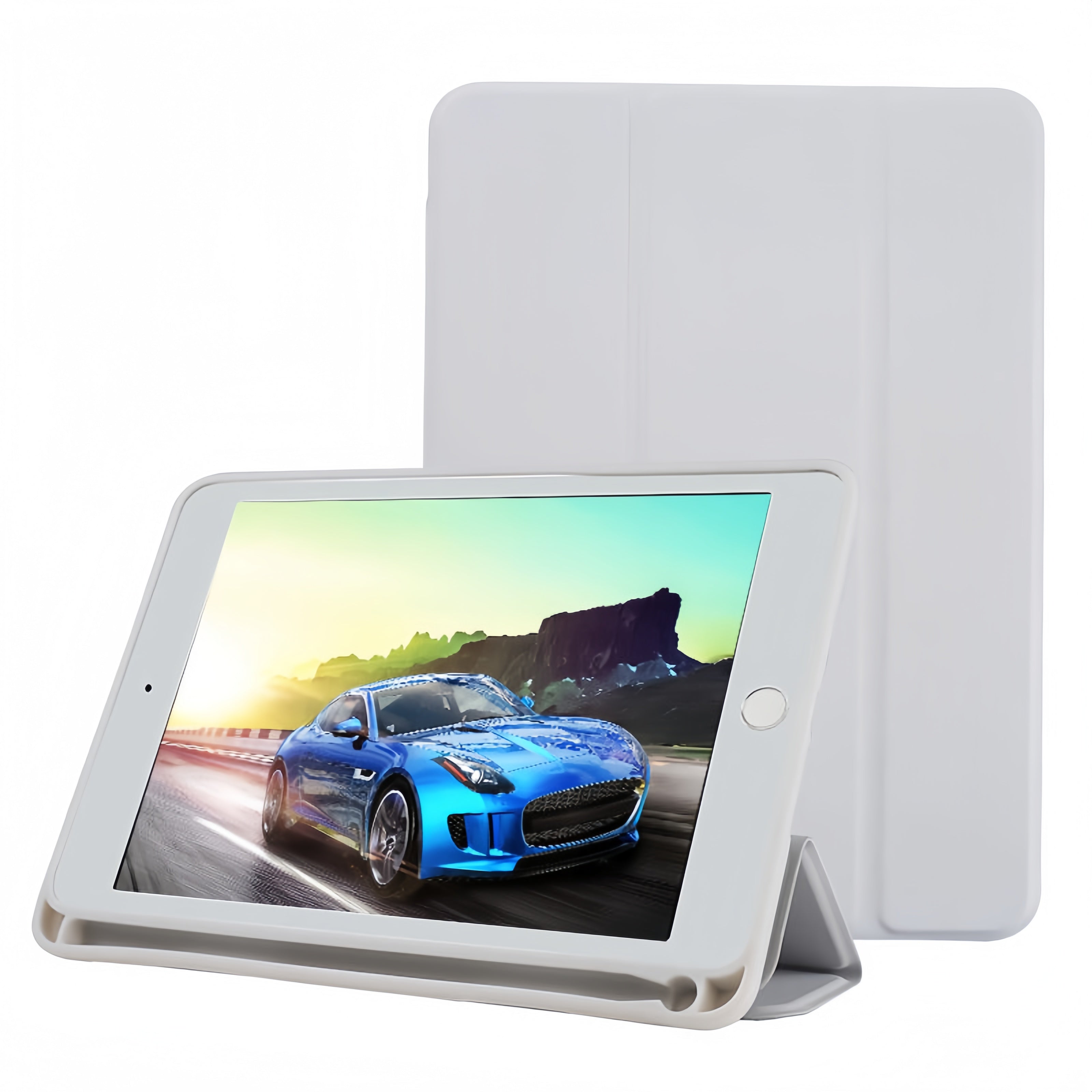 (1/100x Pack) Apple iPad Pro Gen 7 11, 13 Inch Silicon Protective Tri Fold Sleeve For iPad