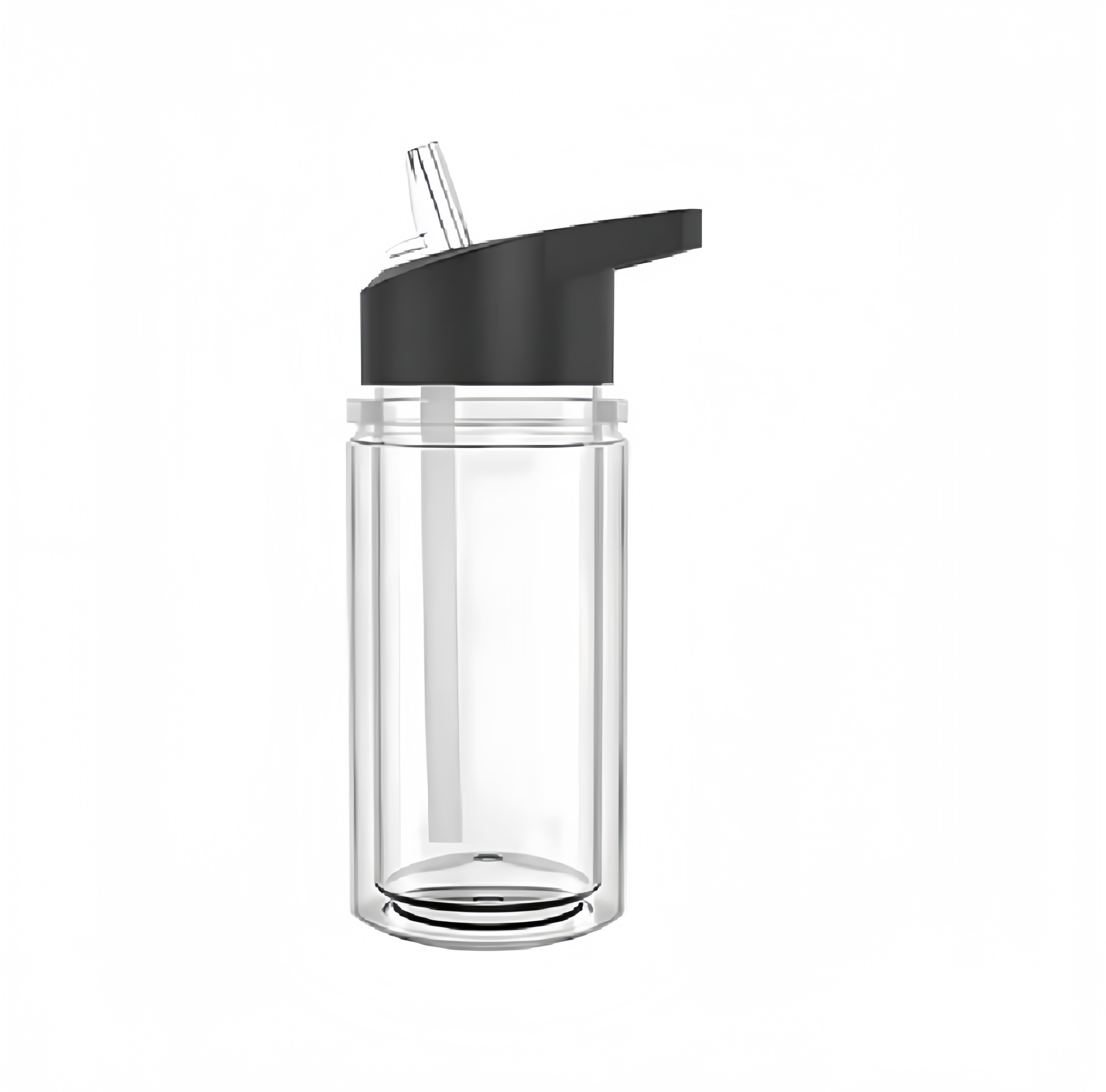 (1/100x Pack) 500ML Snow Globe Plastic Tumbler
