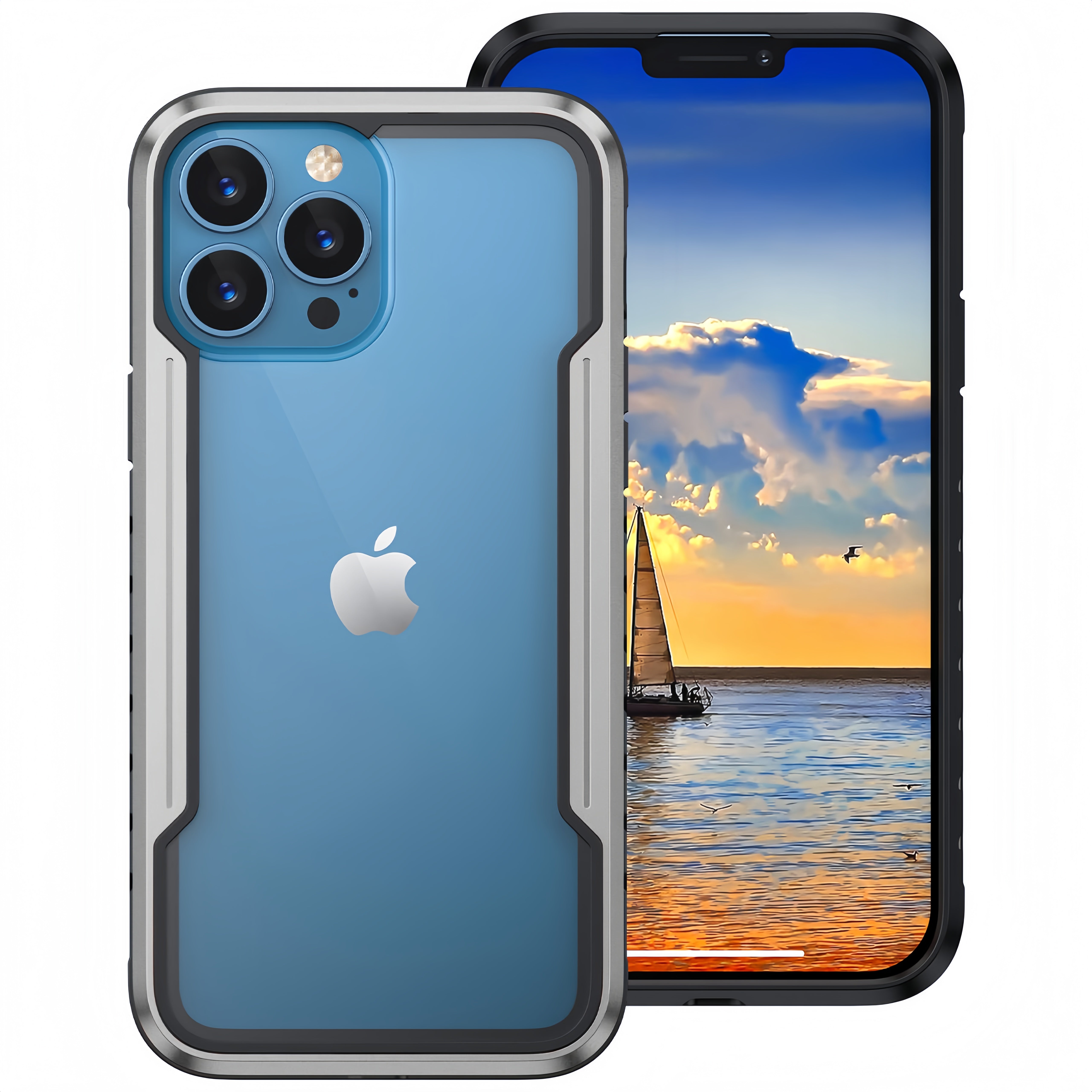 (1/100x Pack) 16 Series Defence Shield Heavy Duty iPhone Case
