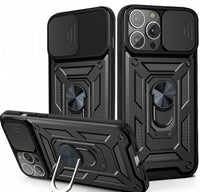 (1/100x Pack) 16 Series Trade Heavy Duty iPhone Case With Ring Stand