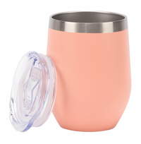 (1/100x Pack) 350ML Double Insulated Stainless Steel Travel Mug