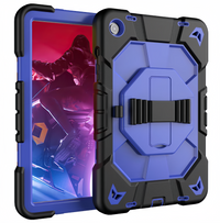 (1/100x Pack) Apple iPad Air Gen 5 10.9 Inch Heavy Duty Grade iPad Case With Max Guard Handle/Grip