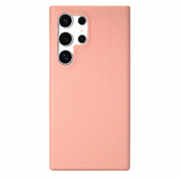 (1/100x Pack) S25 Series Ultra Thin Vegan leather Samsung Case