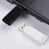 (1/100x Pack) 64/128GB USB Flash Drive With Case & Cap
