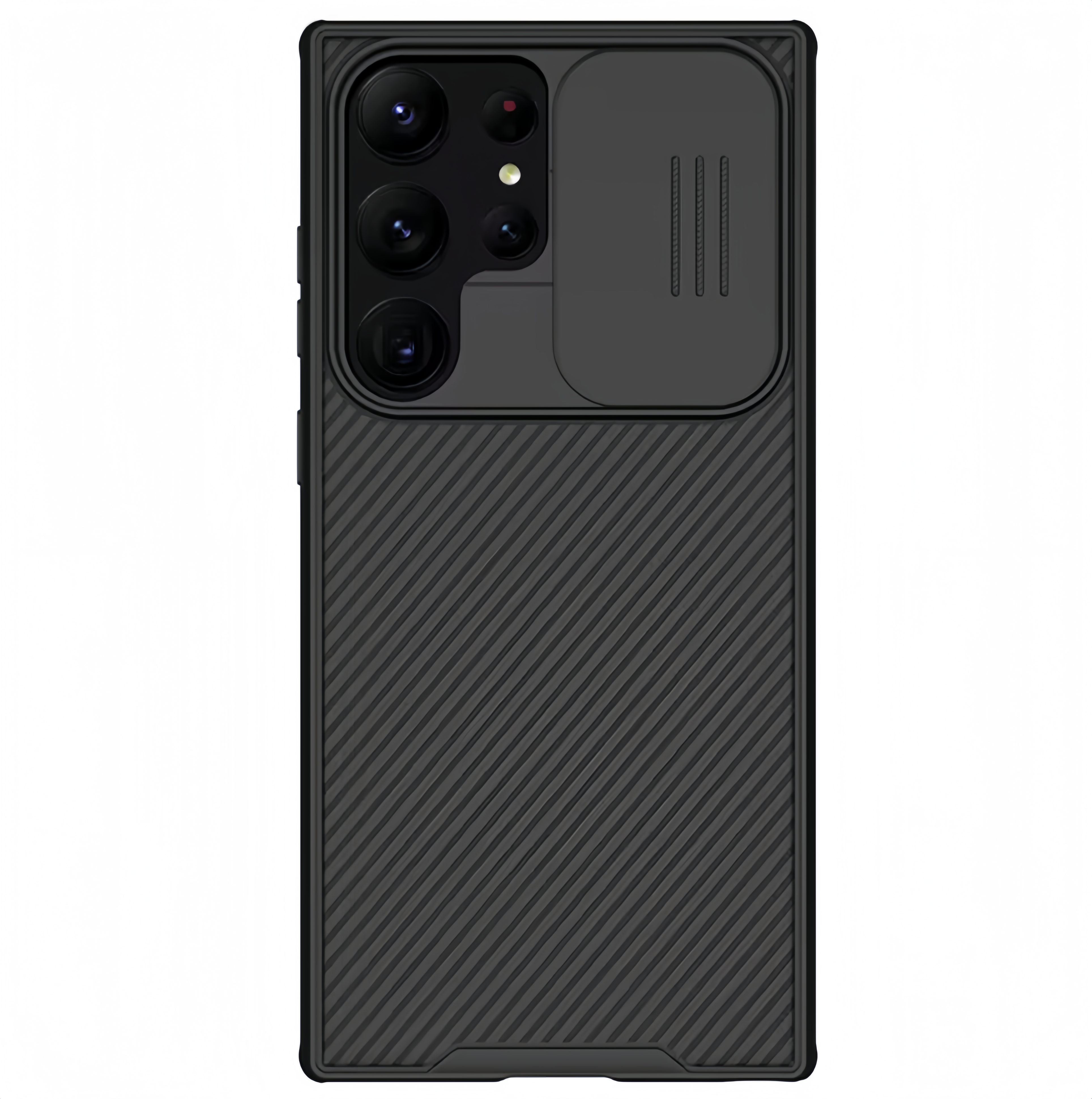 (1/100x Pack) S25 Series Drop/Shockproof Ultra Thin Samsung Case With Lens Cover
