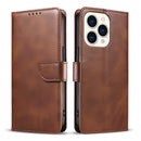 (1/100x Pack) iPhone 16 Series Flip Wallet Vegan Leather Case