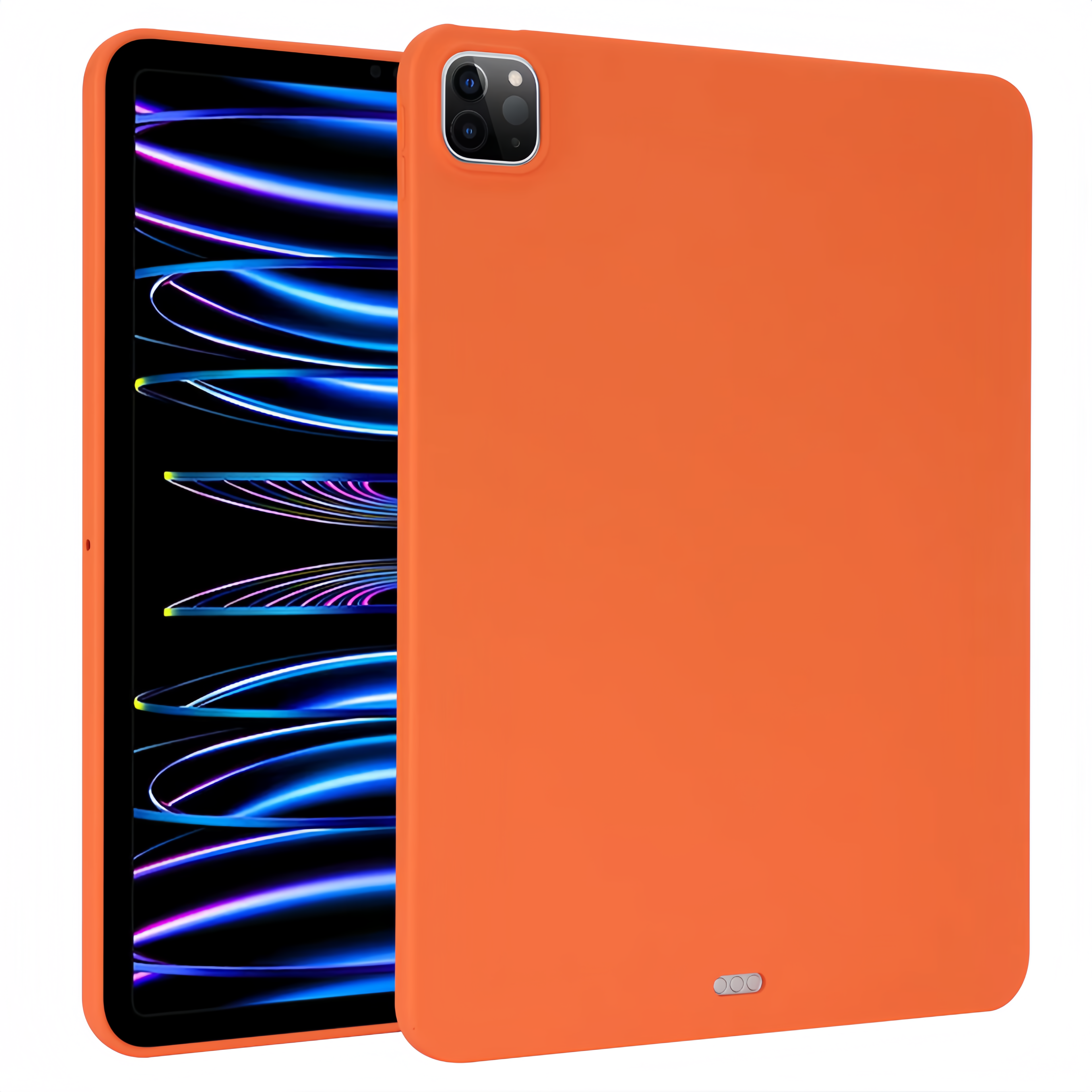 (1/100x) Apple iPad Mini Gen 6, 7 8.3 Inch Solid Tone Silicone iPad Case