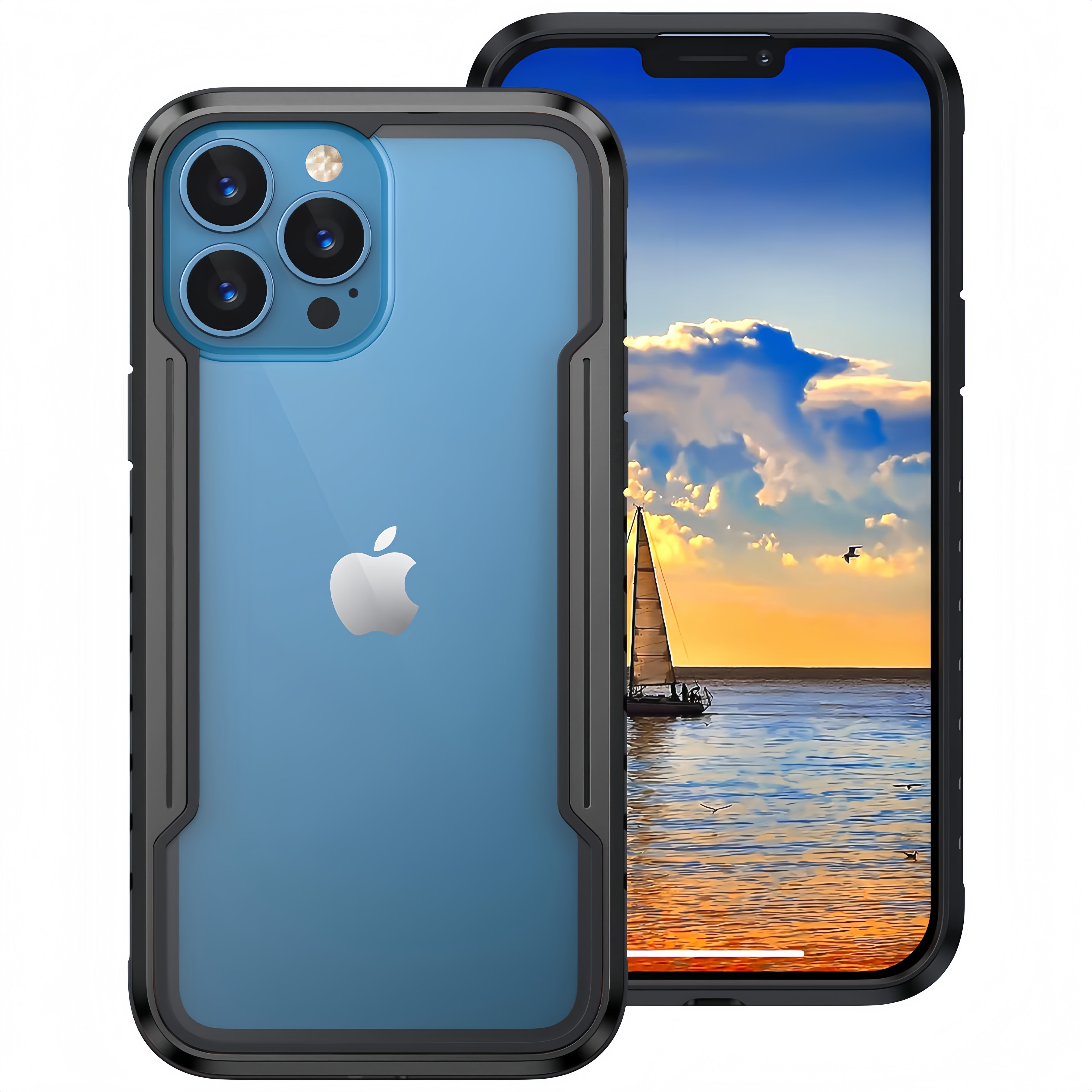 (1/100x Pack) 16 Series Defence Shield Heavy Duty iPhone Case