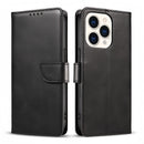 (1/100x Pack) iPhone 16 Series Flip Wallet Vegan Leather Case
