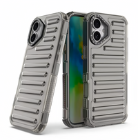 (1/100x Pack) 16 Series Transparent TPU Shockproof iPhone Case