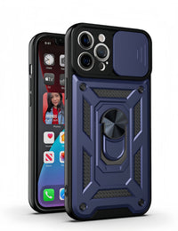 (1/100x Pack) 16 Series Trade Heavy Duty iPhone Case With Ring Stand