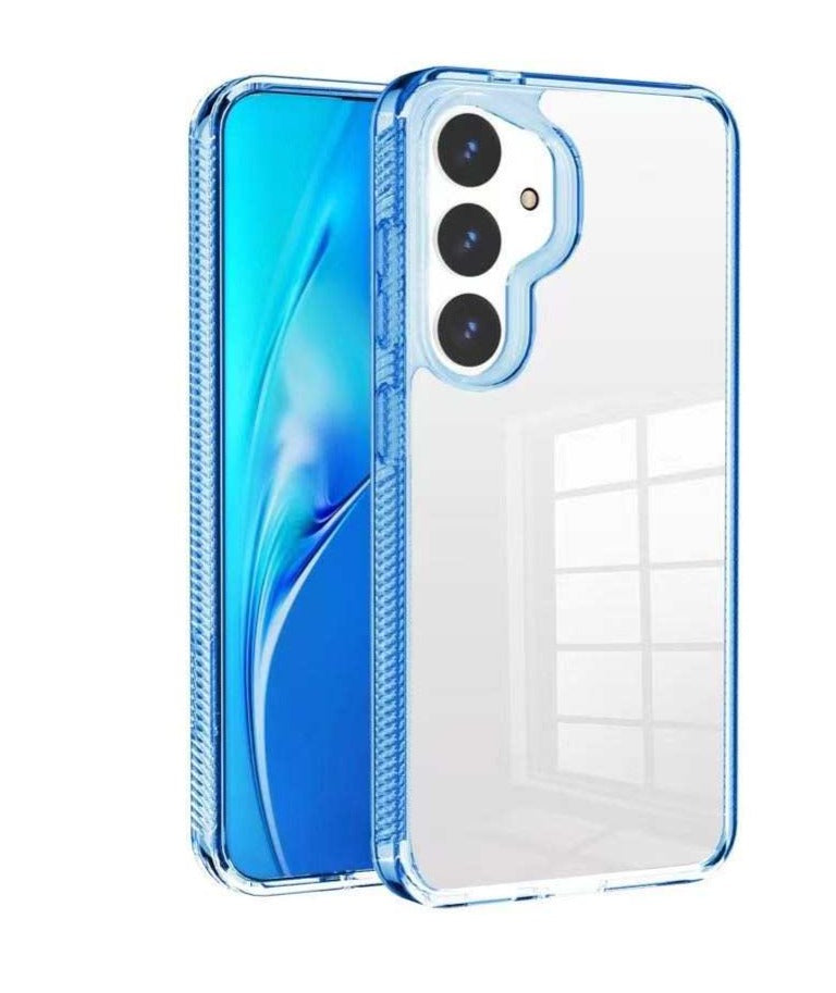 (1/100x Pack) S23 Series Transparent Shockproof Coloured Bumper Case