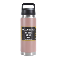 (1/100x Pack) 800ML Stainless Steel Vacuum Tumbler With Handle