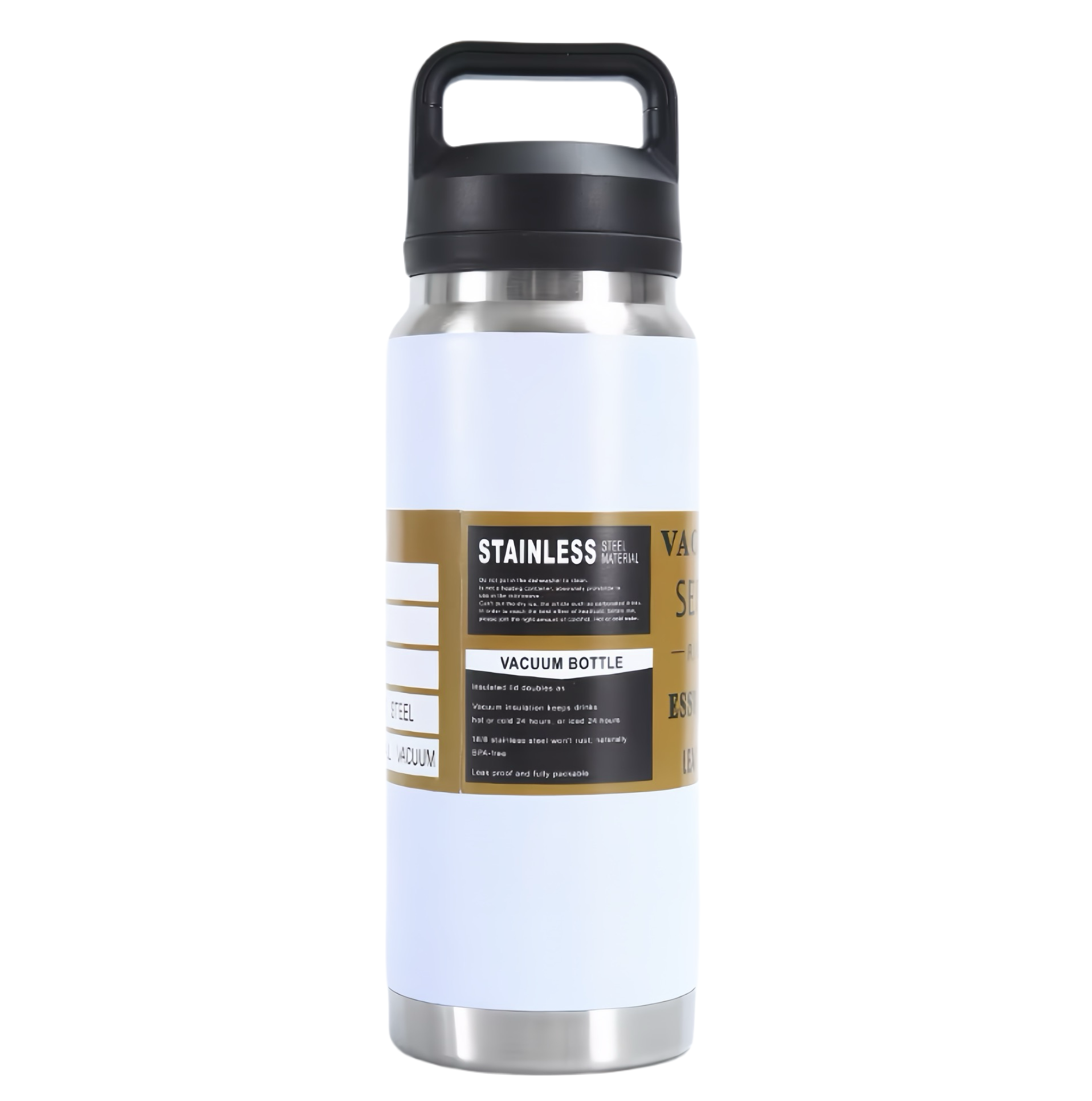 (1/100x Pack) 800ML Stainless Steel Vacuum Tumbler With Handle