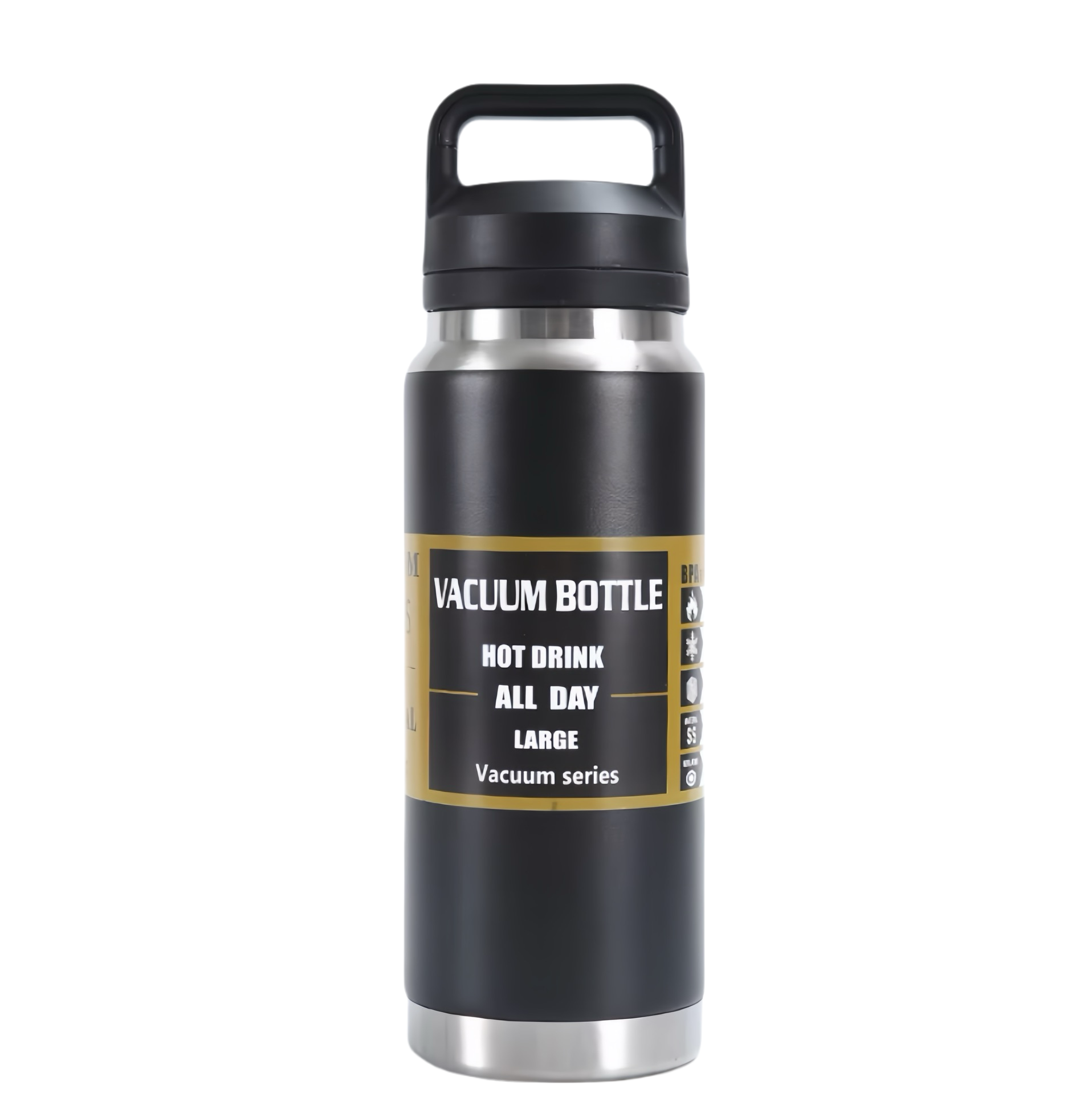 (1/100x Pack) 800ML Stainless Steel Vacuum Tumbler With Handle