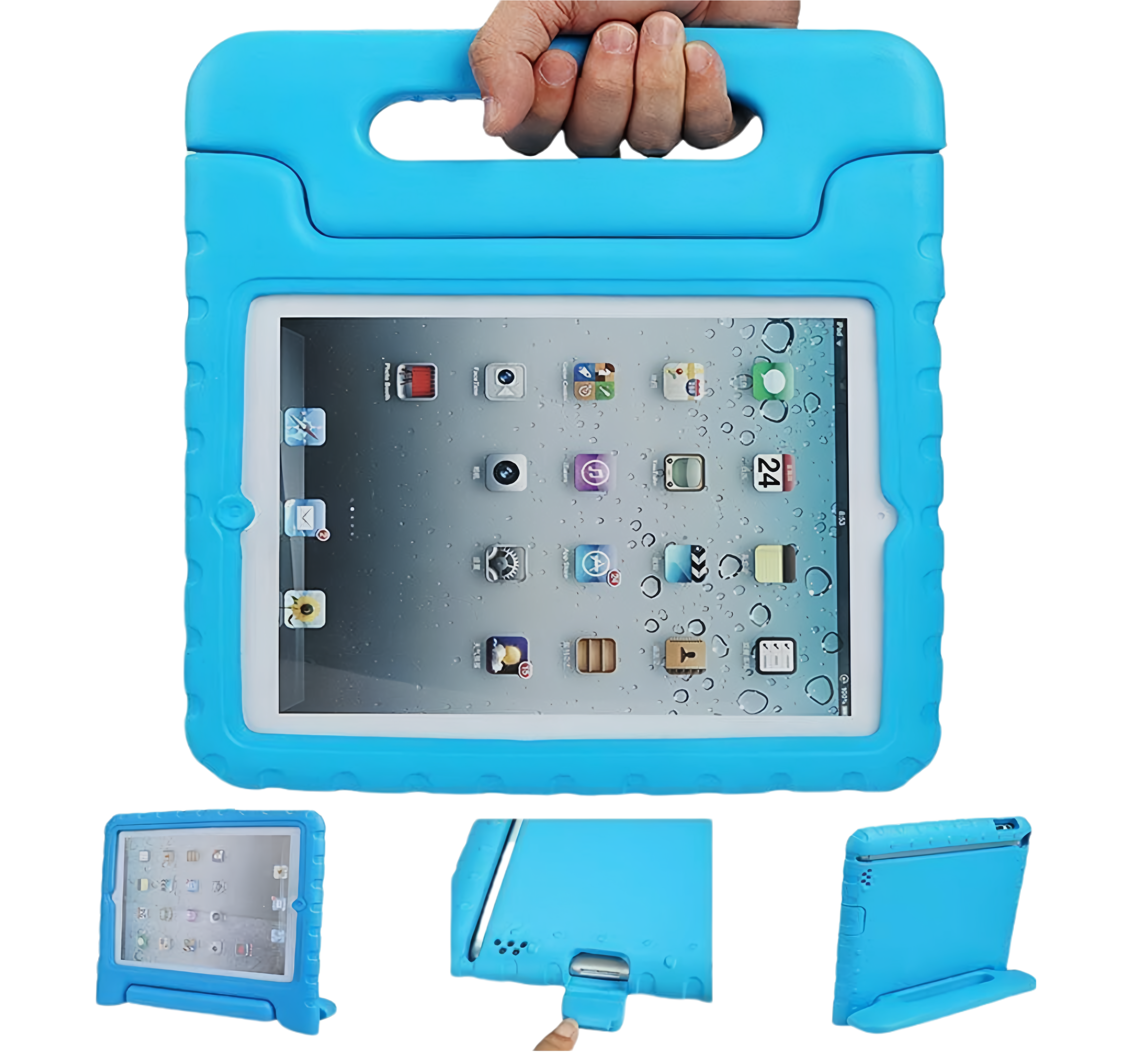 (1/100x Pack) Apple iPad Pro Gen 6 11, 12.9 Inch EVA Protective Shockproof Kids Case With Stand For Children