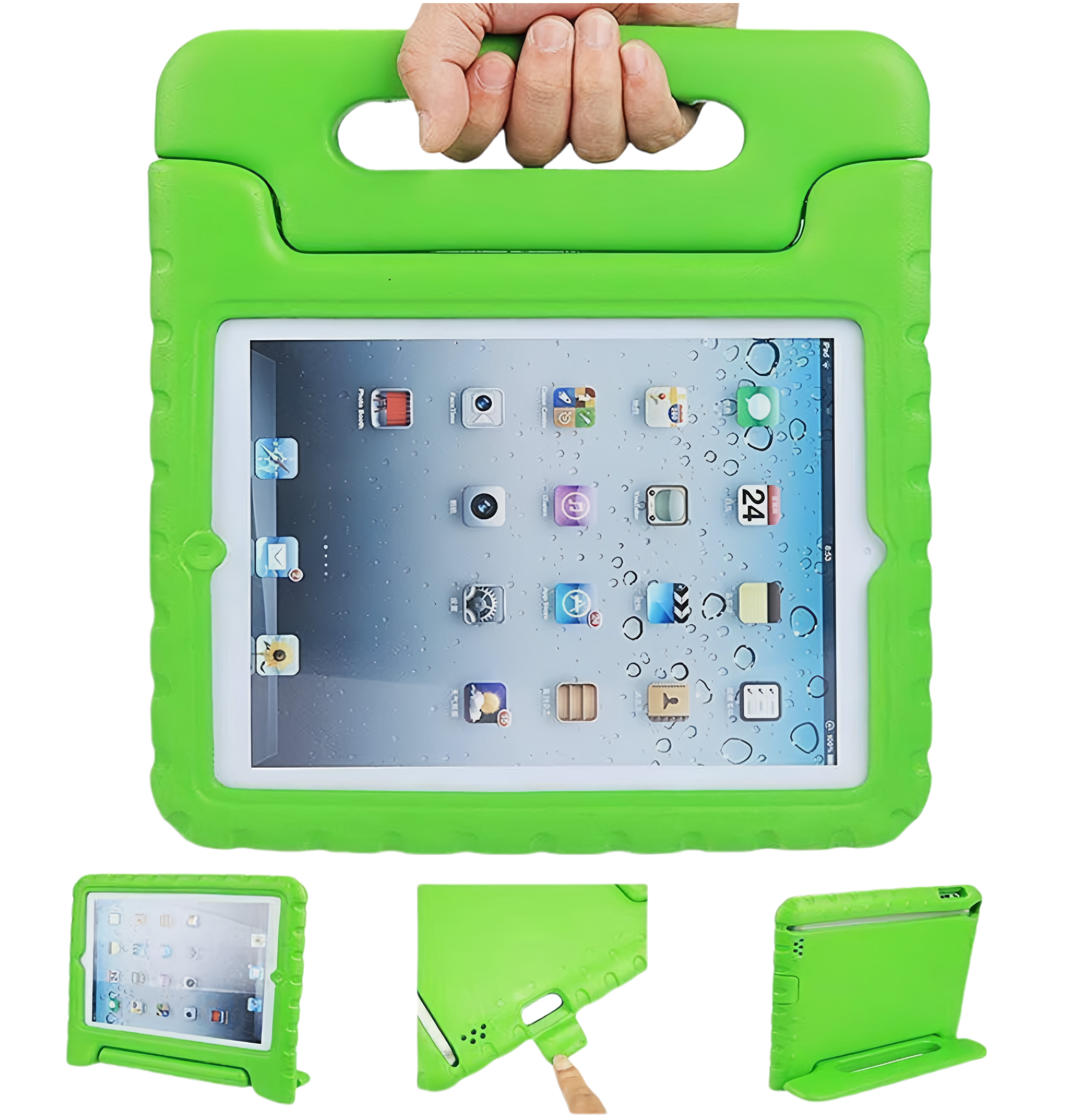 (1/100x Pack) Apple iPad Mini Gen 6, 7 8.3 Inch EVA Protective Shockproof Kids Case With Stand For Children