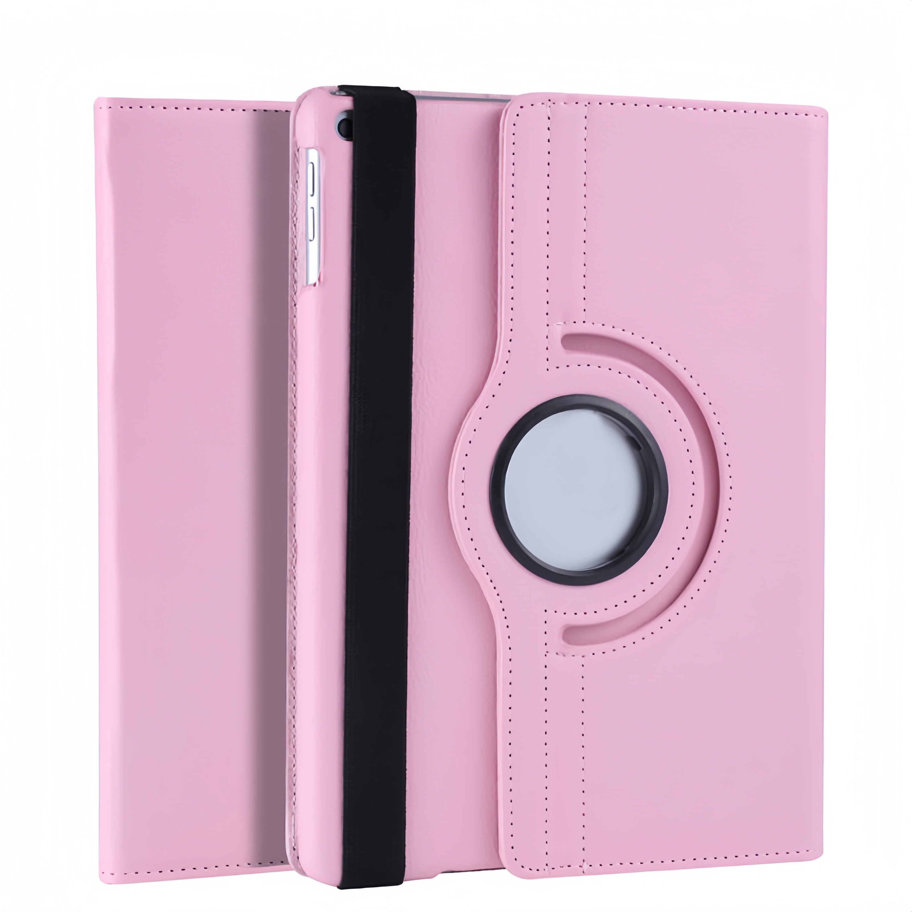 (1/100x Pack) Apple iPad Pro Gen 6 11, 12.9 Inch 360 Degree Rotating Vegan Leather Protective Case For iPad