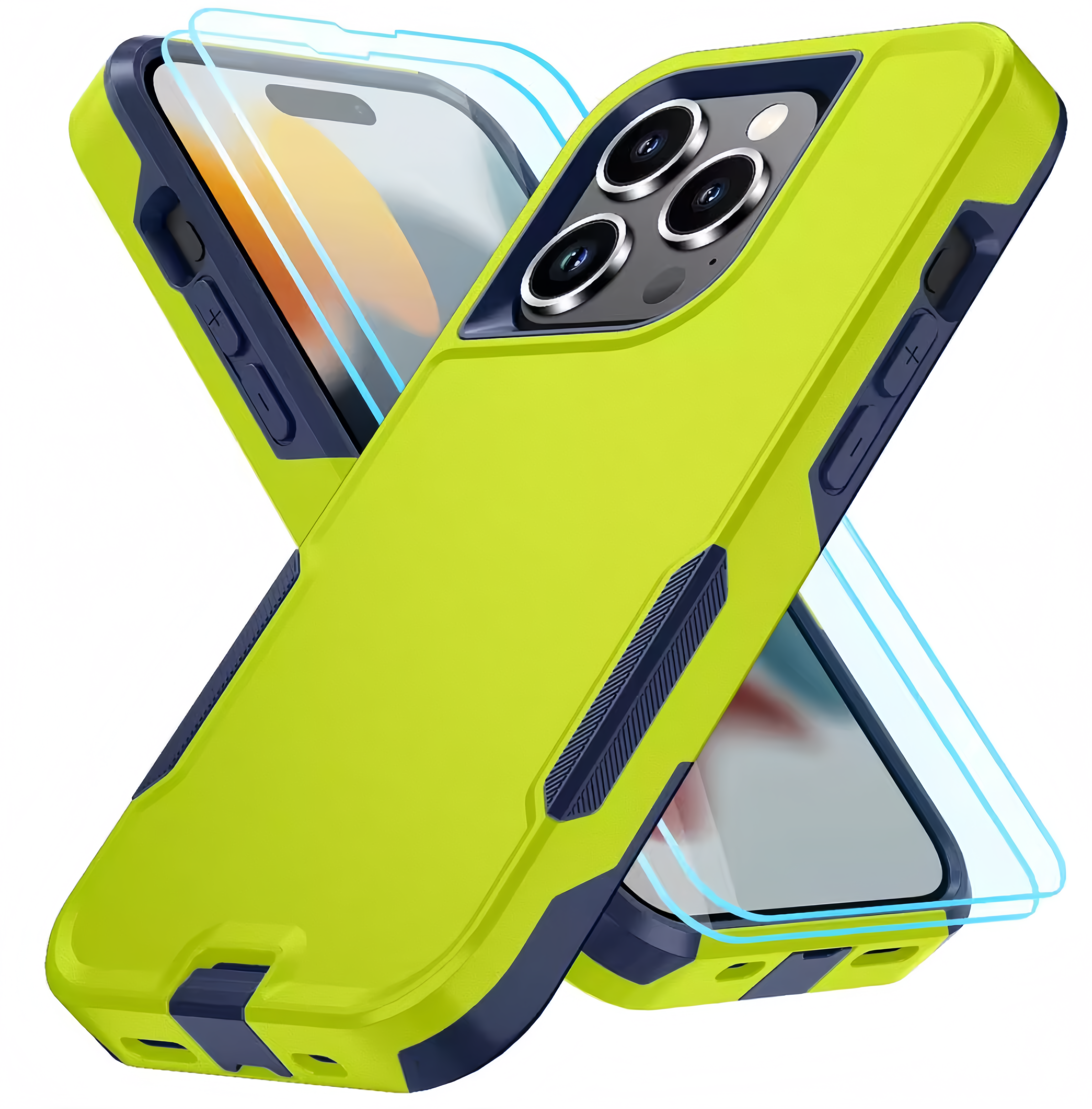 (1/100x Pack) 16 Series Shockproof Heavy Duty Magsafe iPhone Case