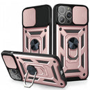 (1/100x Pack) 16 Series Trade Heavy Duty iPhone Case With Ring Stand