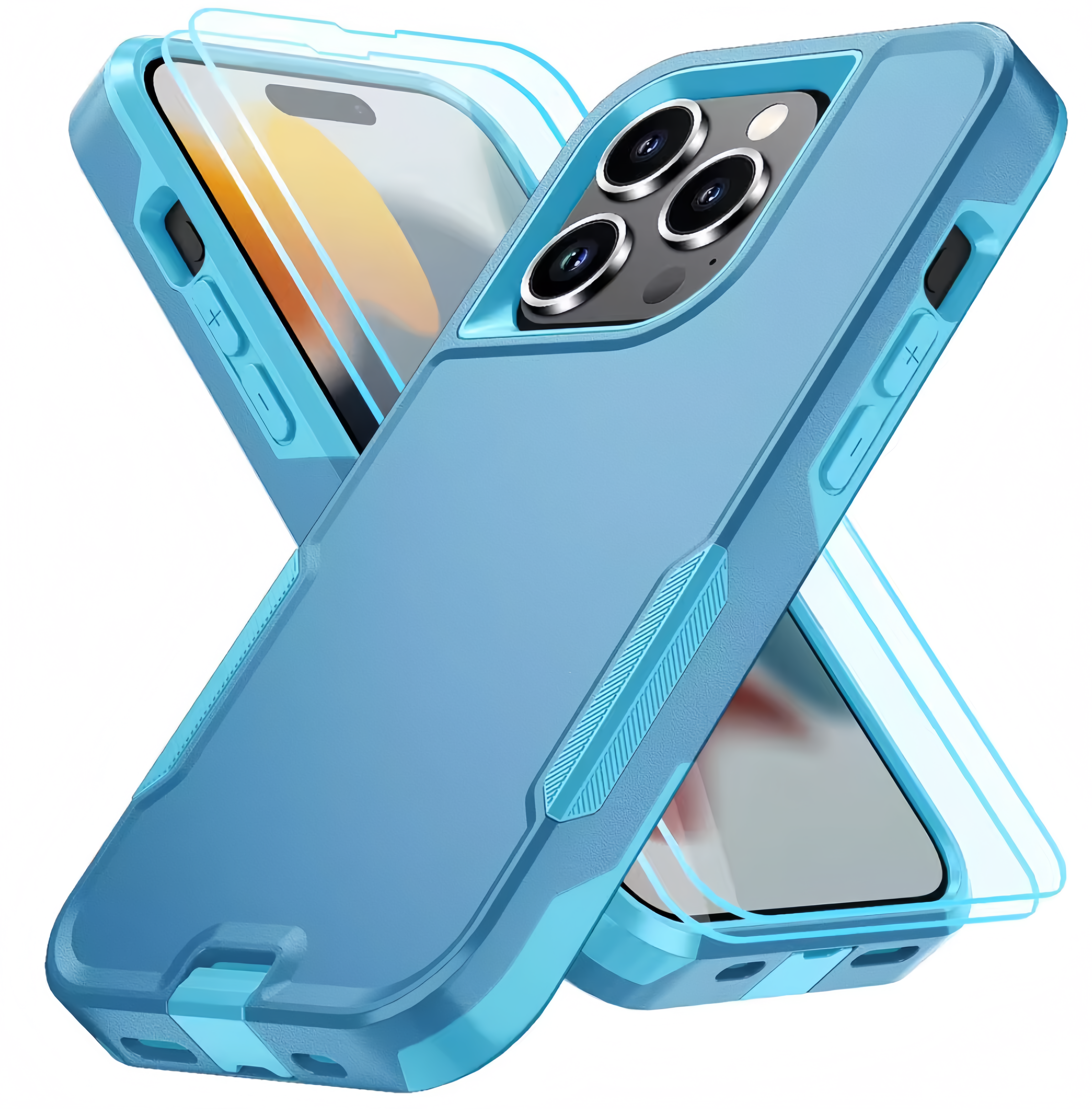(1/100x Pack) 16 Series Shockproof Heavy Duty Magsafe iPhone Case