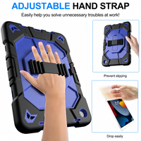 (1/100x Pack) Apple iPad Air Gen 5 10.9 Inch Heavy Duty Grade iPad Case With Max Guard Handle/Grip
