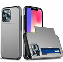 (1/100x Pack) 16 Series Hard Shell Hybrid Card Holder iPhone Case