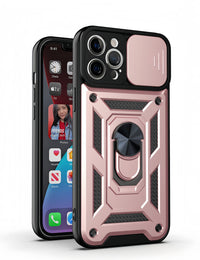(1/100x Pack) 16 Series Trade Heavy Duty iPhone Case With Ring Stand